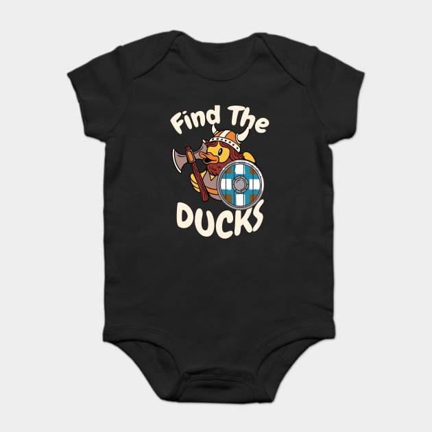 Find the Ducks Baby Bodysuit by WarFX Designs